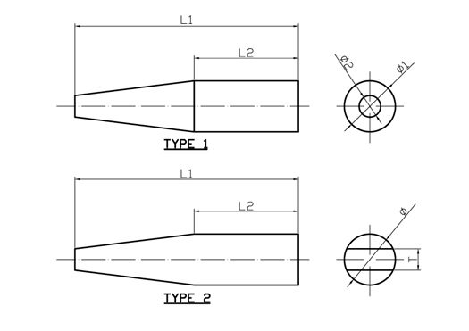 sapphire-tapered-rods